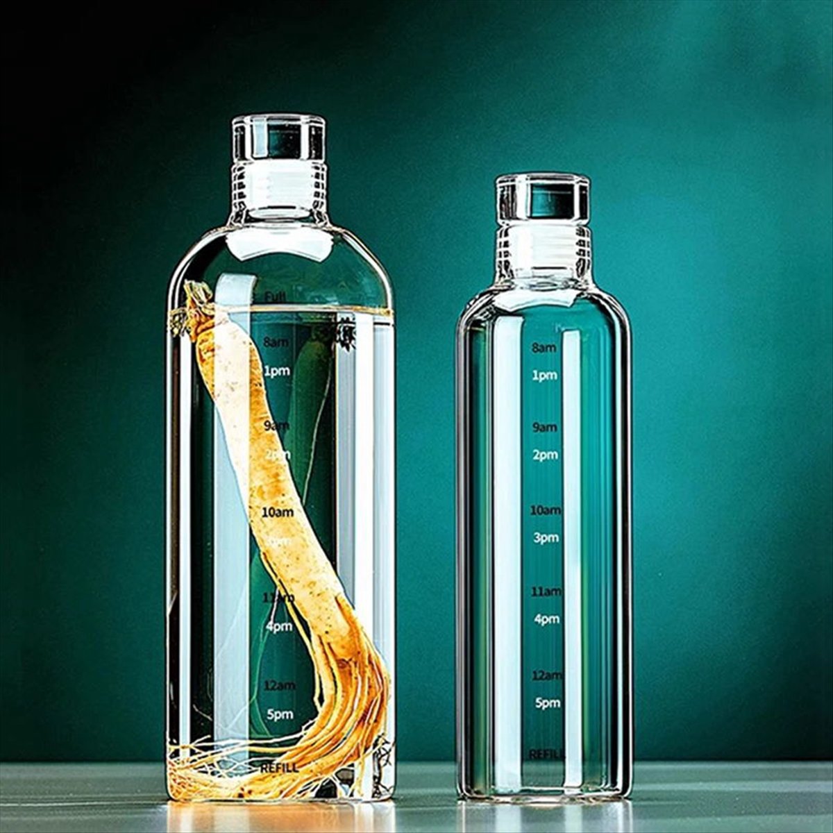 타임 스케일이 있는 1000ml 유리 스포츠 물병 휴대 - Outdoor Sport Glass Water Bottle 리뷰 및 가격