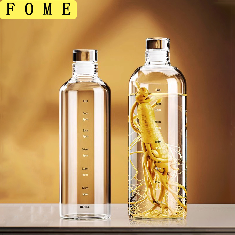 FOME 500/750/1000ml 유리 스포츠 물병  - Outdoor Sport Glass Water Bottle 리뷰 및 가격