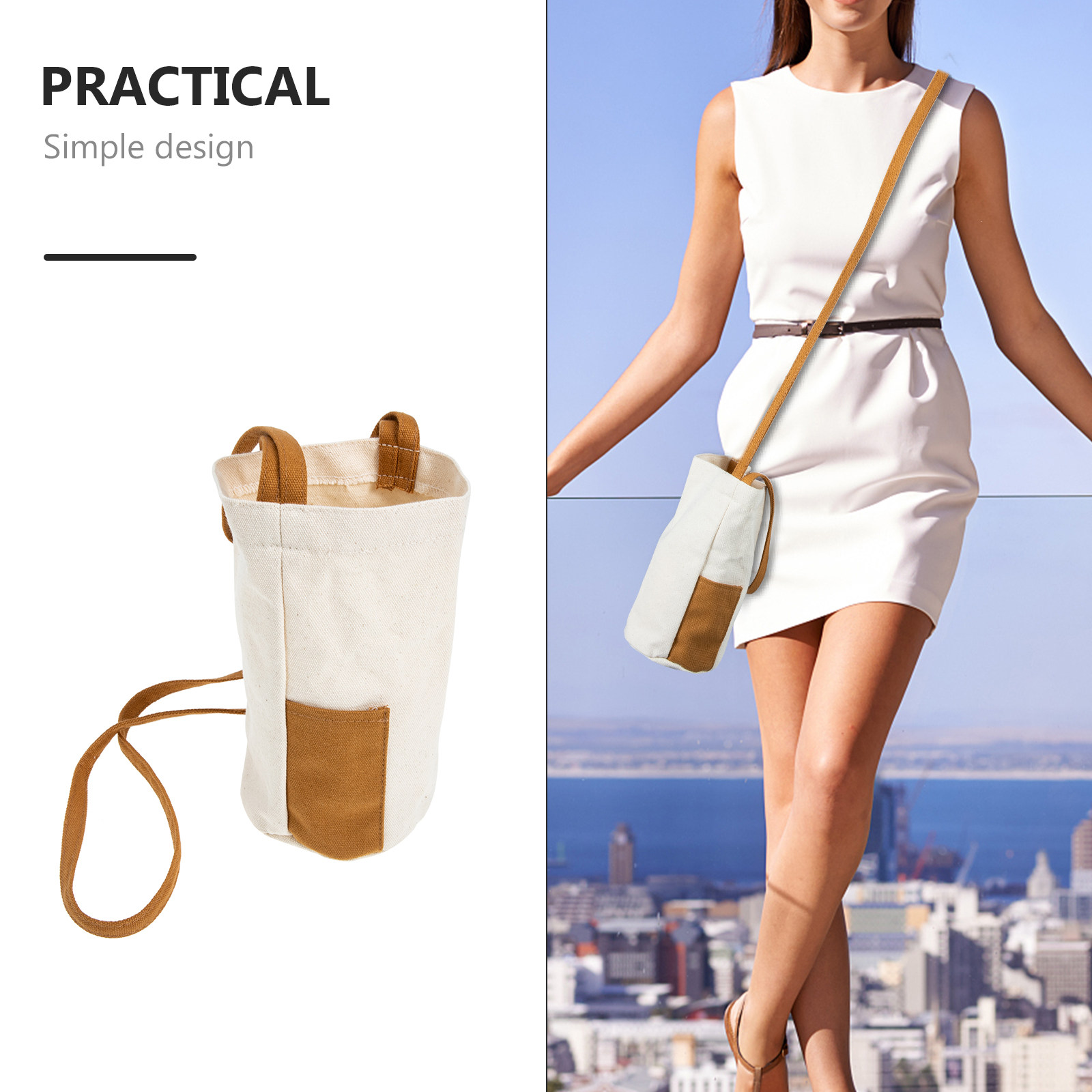 스포츠용 물병 가방, 휴대용 캔버스 컵 보관 가방, 어 - Outdoor Sport Glass Water Bottle 리뷰 및 가격