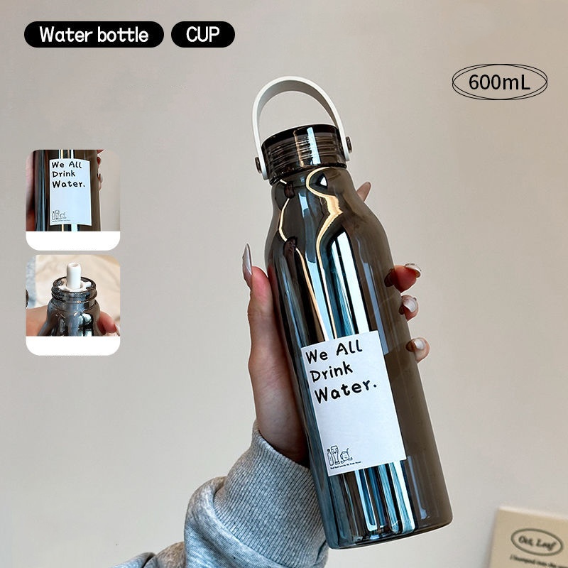 600ml 용량의 두꺼운 유리 물병으로, 실외, 사무실 - Outdoor Sport Glass Water Bottle 리뷰 및 가격